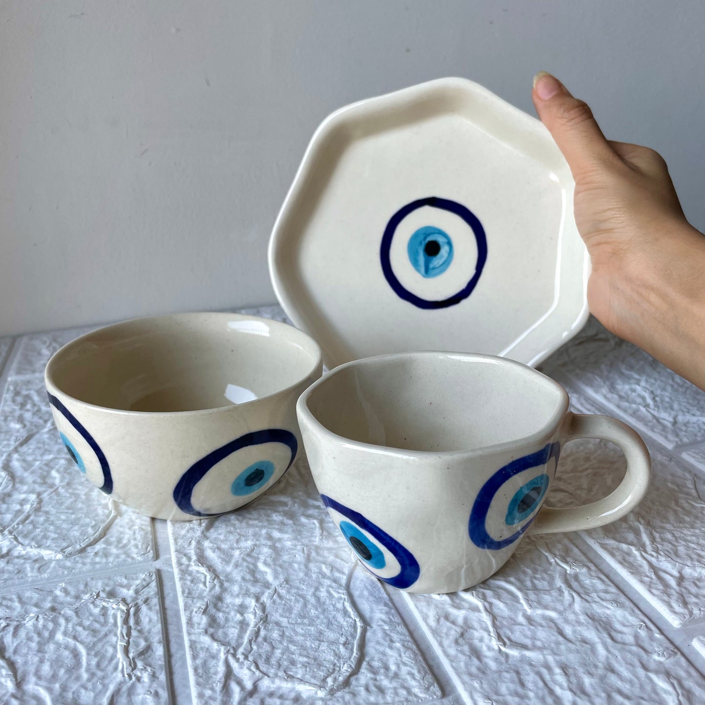 Evil eye breakfast sets