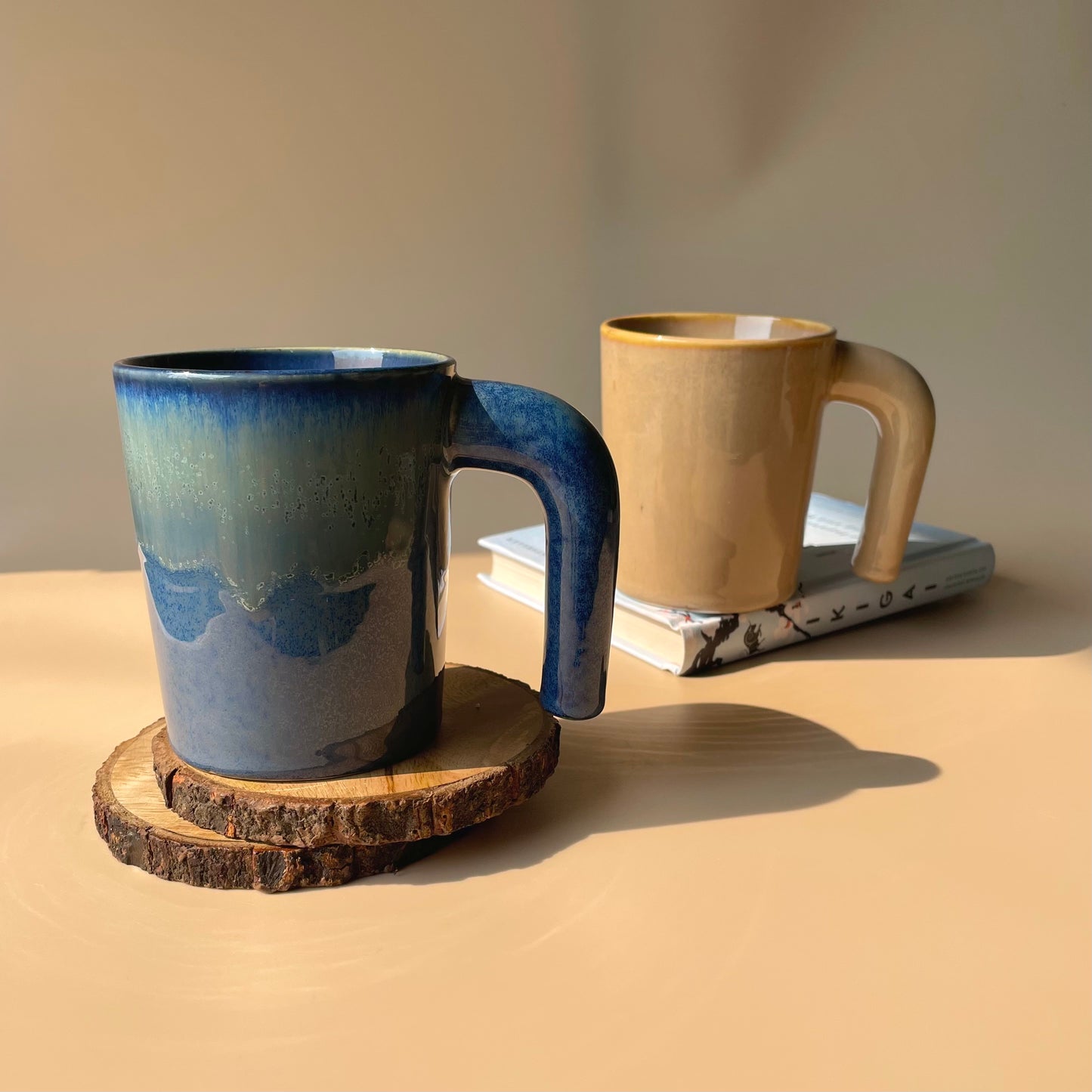Buy Blue waves and Salted caramel coffee mug