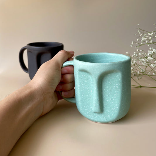 Zen mug combo (black and mint)