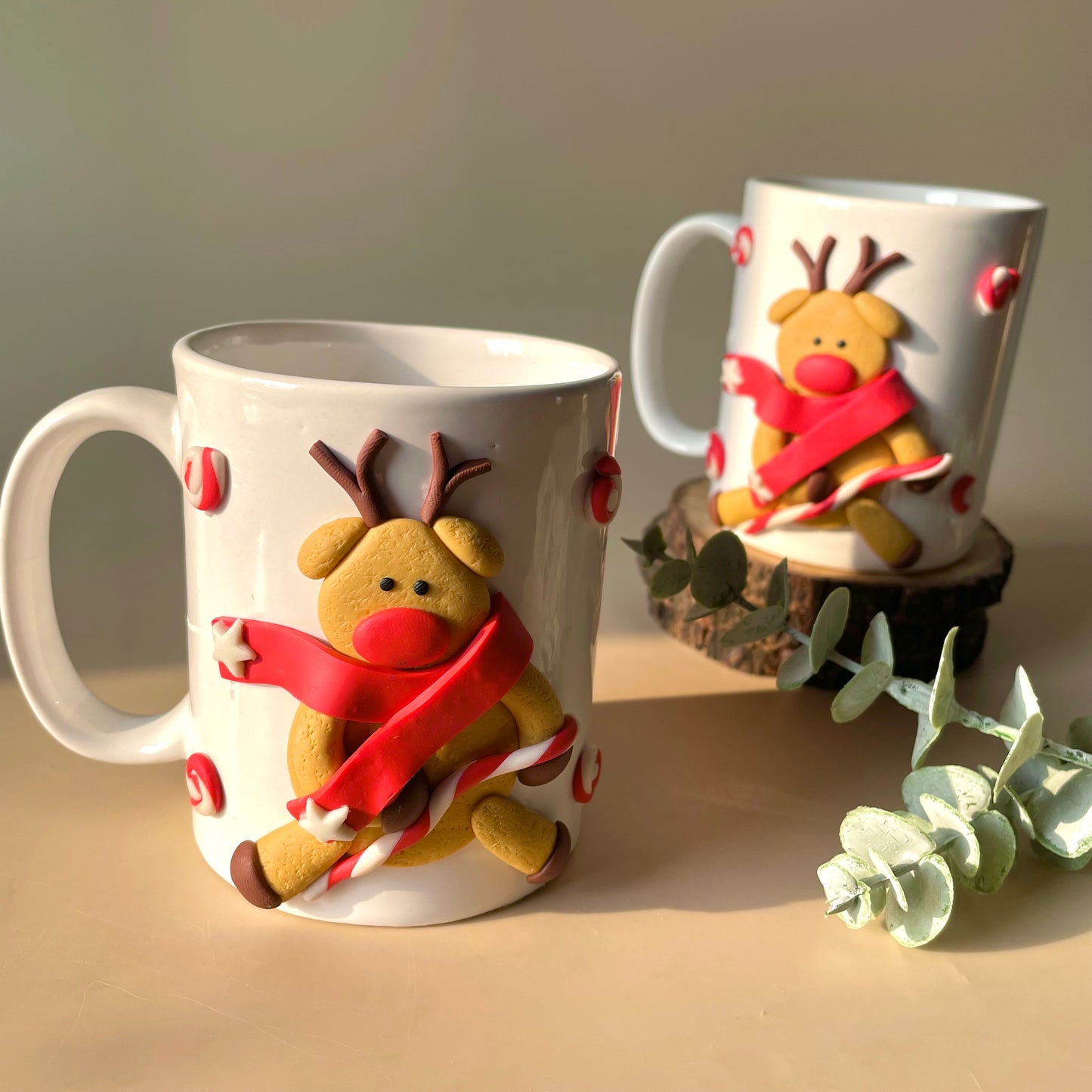 Xmas Reindeer mug 3D