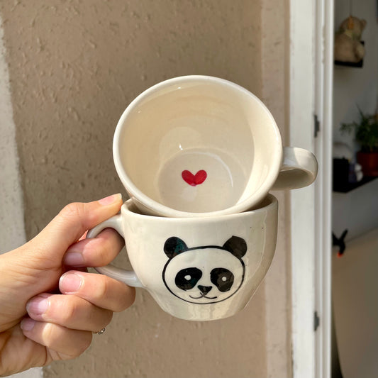 Lazy panda cup