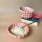 Floral ice cream bowl - pink