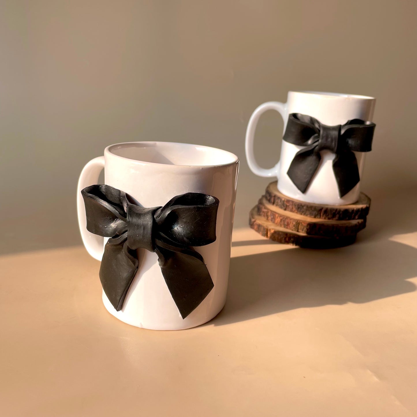 Pretty bow mug - Black