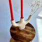 3 Hand Candle holder showpiece with candles