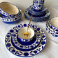 Buy Blue floral dinner set