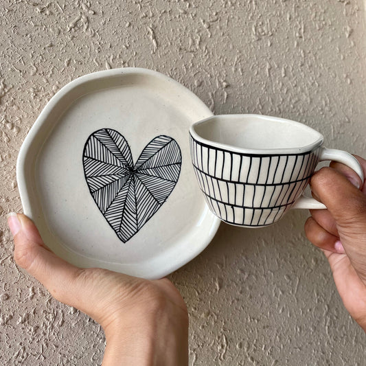 You took my heart Plate Cup combo