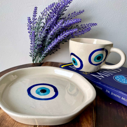 Evil Eye Plate Cup Combo