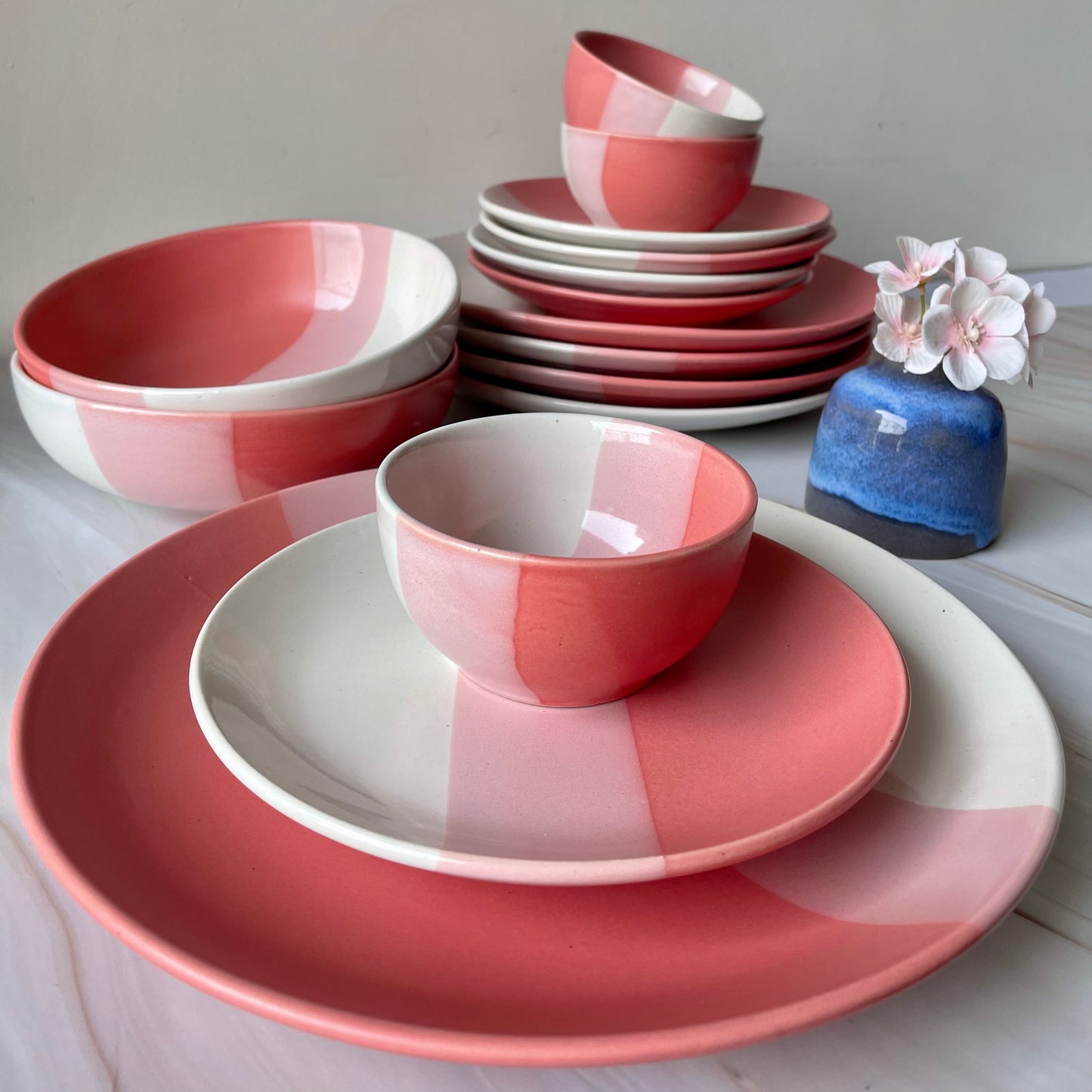 Shades of Pink Dinner Set