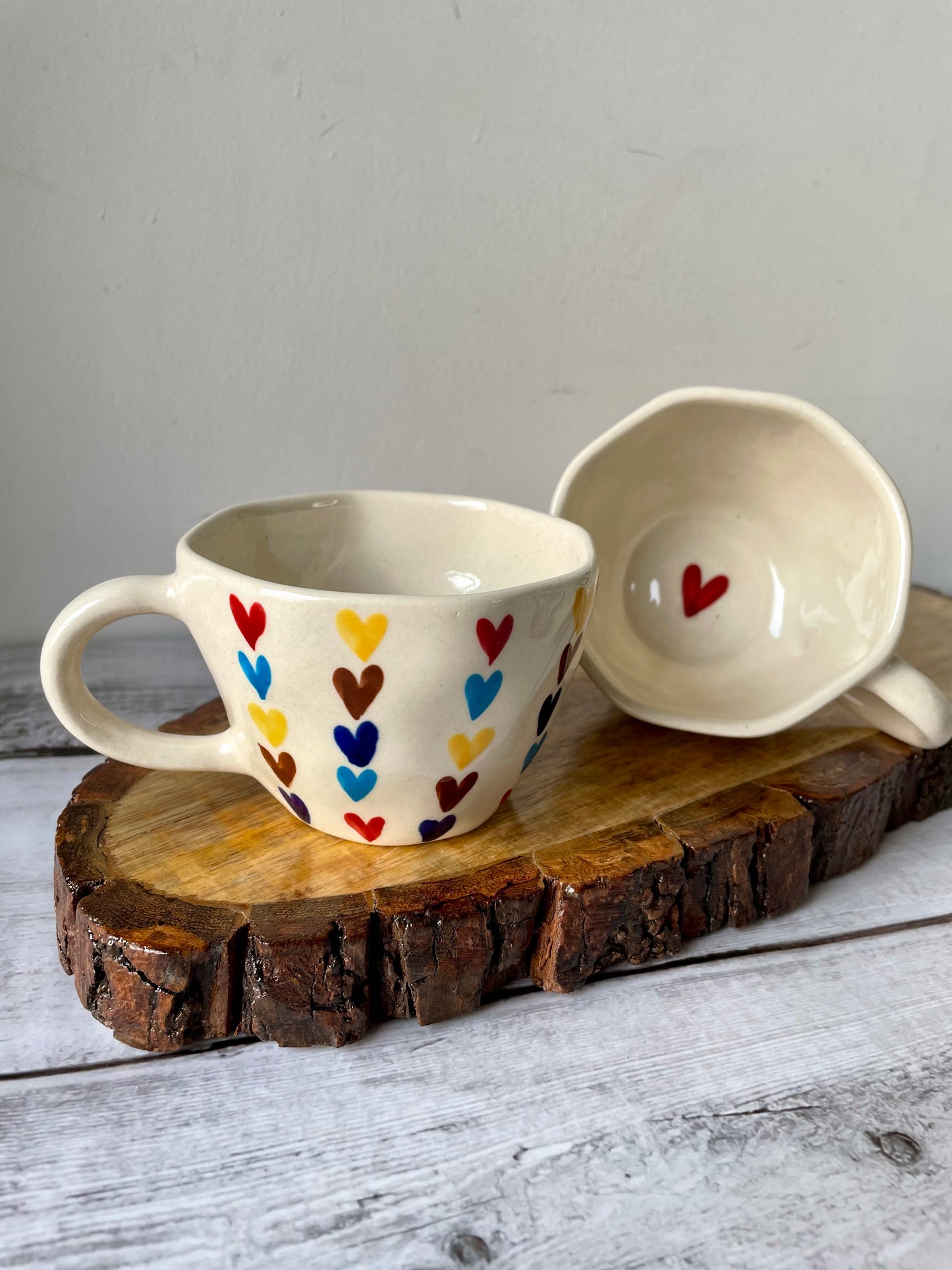Hand-painted cups